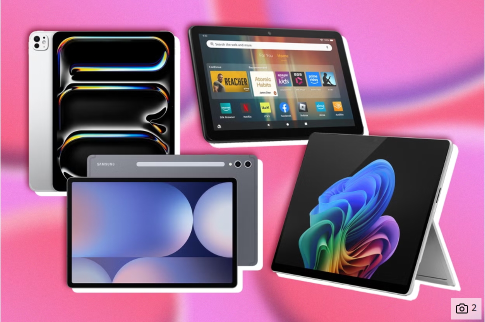 Tablet moderna con lápiz óptico
